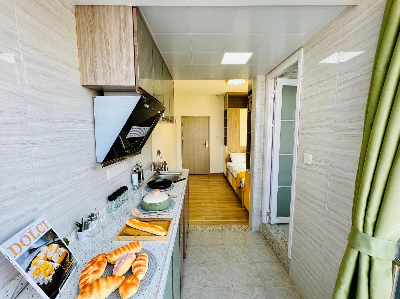 窝趣深圳观澜中心花园公寓